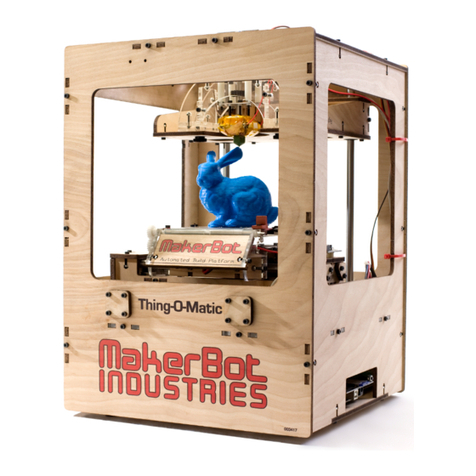 MakerBot Thing-O-Matic User manual MakerBot Thing-O-Matic User manual