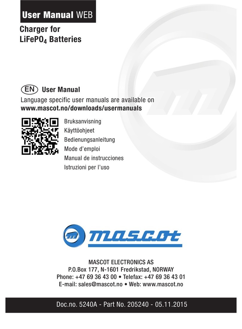 MASCOT LiFePO4 User manual