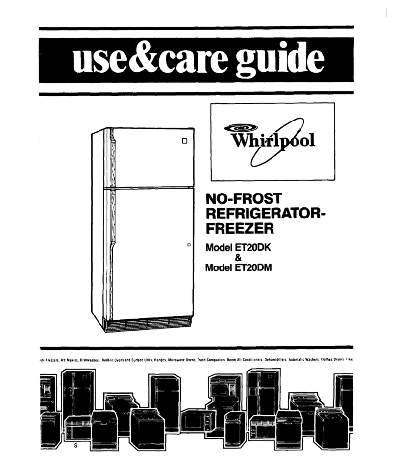 Whirlpool ET20DK User manual
