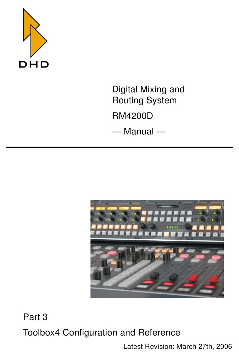 DHD RM4200D manual