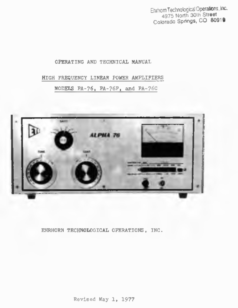 EHRHORN Alpha 5841 manual