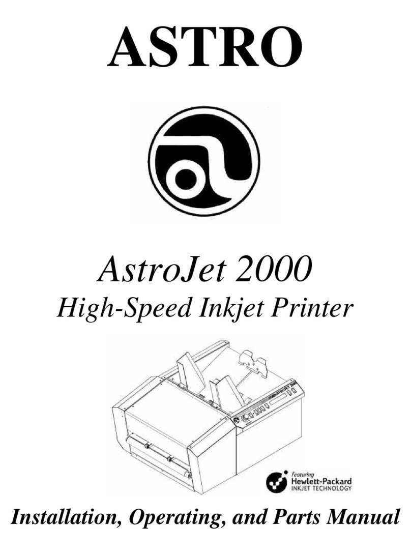 ASTRO AstroJet 2000 User manual