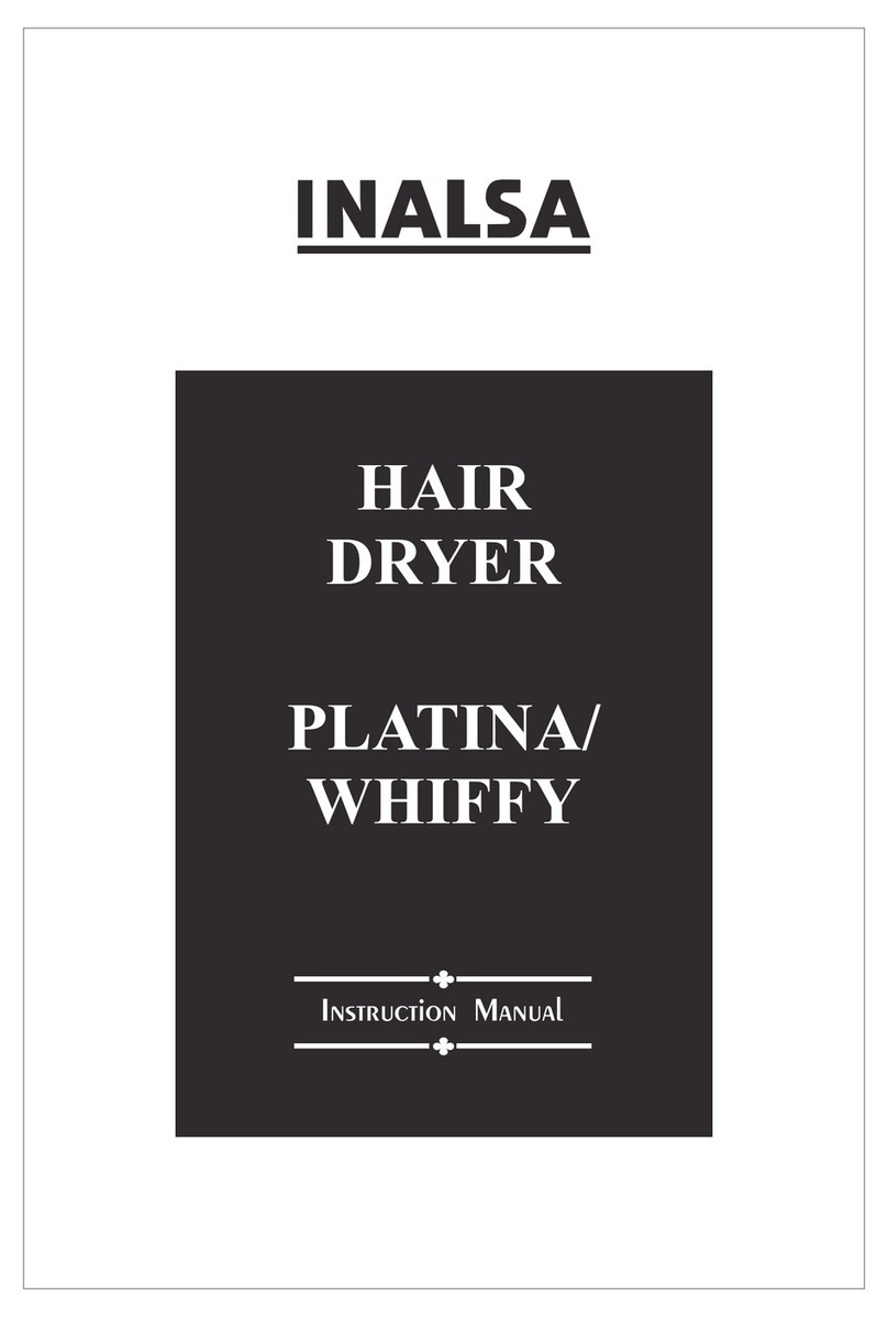 Inalsa PLATINA instruction manual