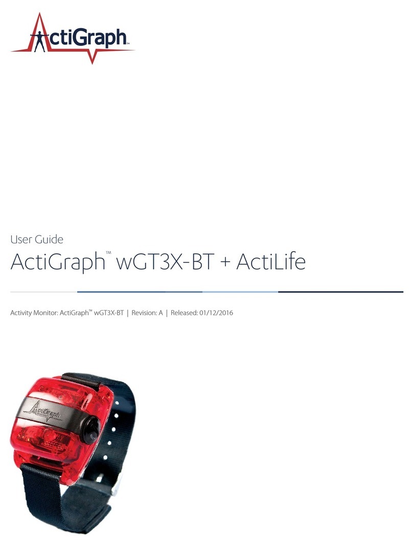ActiGraph wGT3X-BT User manual