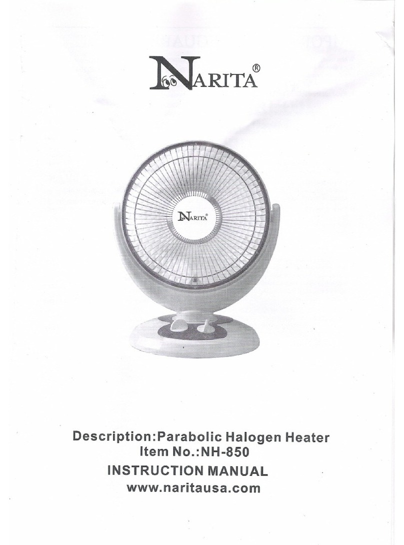 Narita NH-850 instruction manual