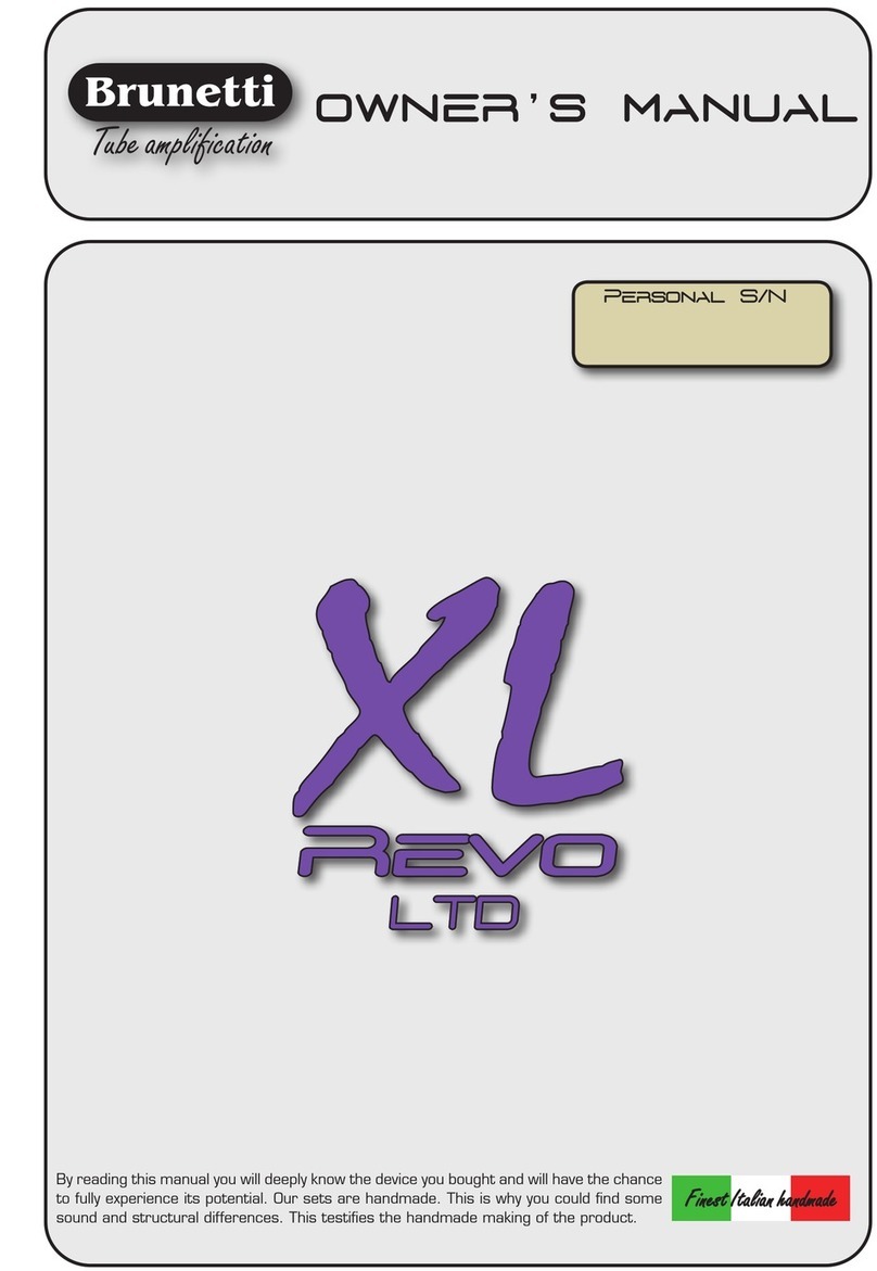 Brunetti XL REVO LTD User manual