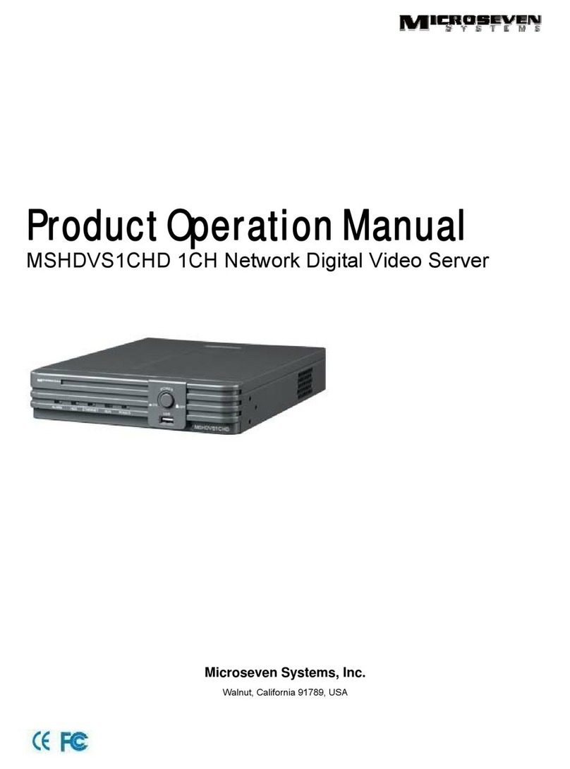 Microseven Systems MSHDVS1CHD User manual