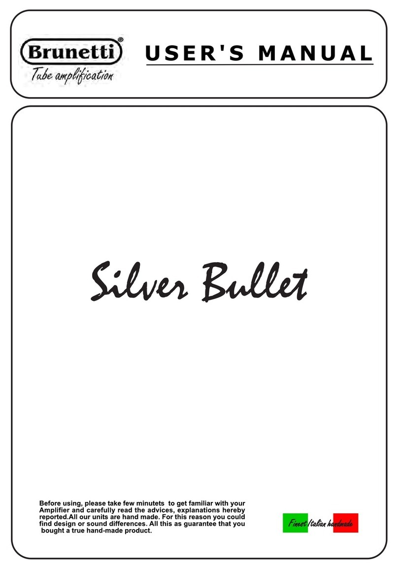 Brunetti SILVER BULLET User manual