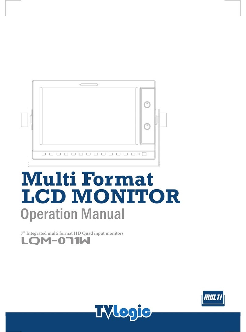 TV Logic LQM-071W User manual