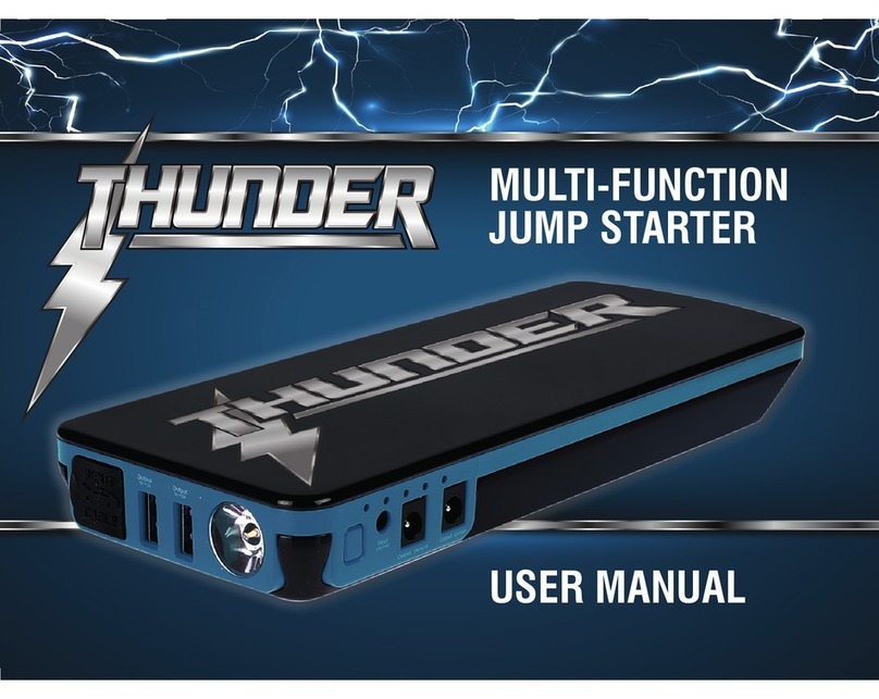 Thunder Multi-Function Jump Starter user manual Thunder Multi-Function Jump Starter user manual