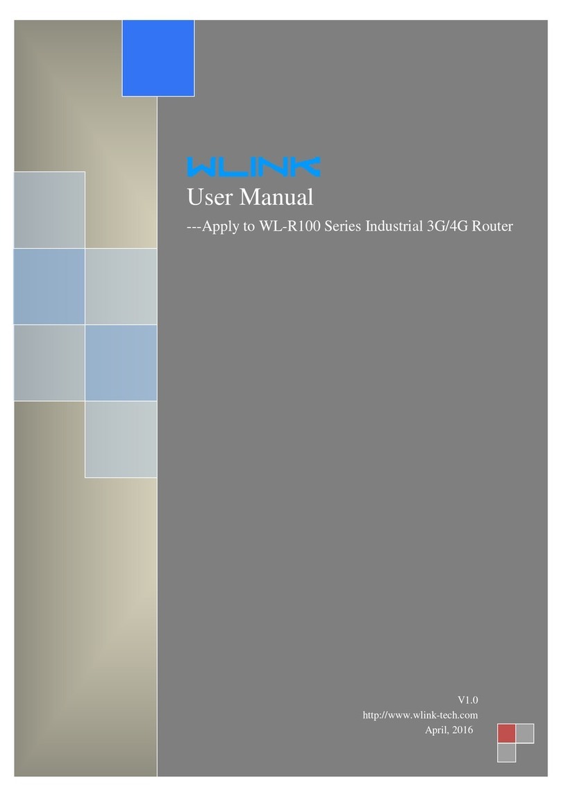 W-Link WL-R100 Series User manual W-Link WL-R100 Series User manual