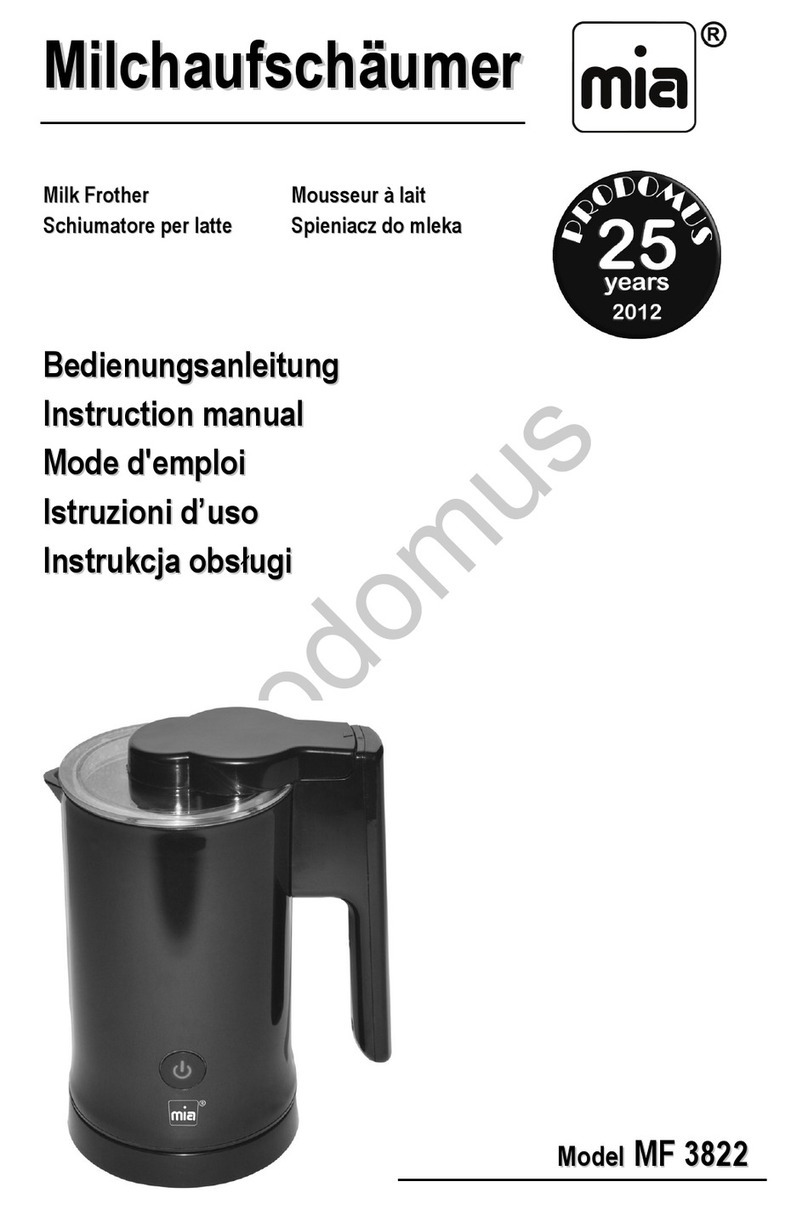 MIA MF 3822 instruction manual