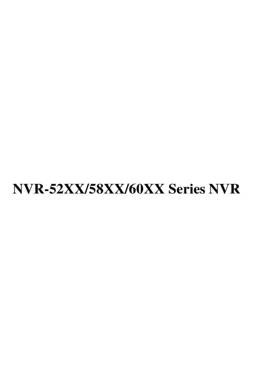 NVR SYSTEMS NVR-52 Series user manual
