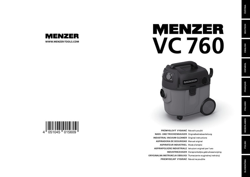 Menzer VC760 Operation instructions