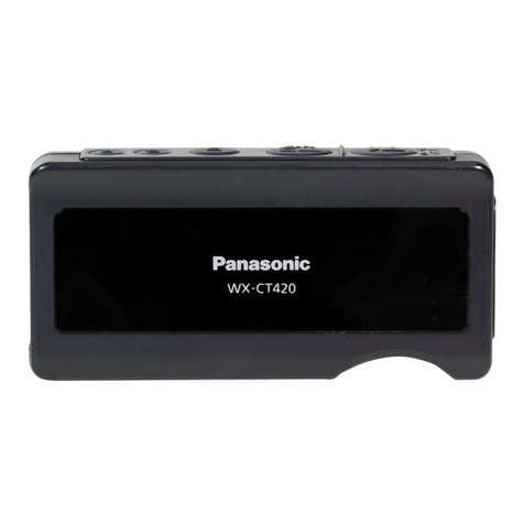 Panasonic WX-CT420 operating instructions