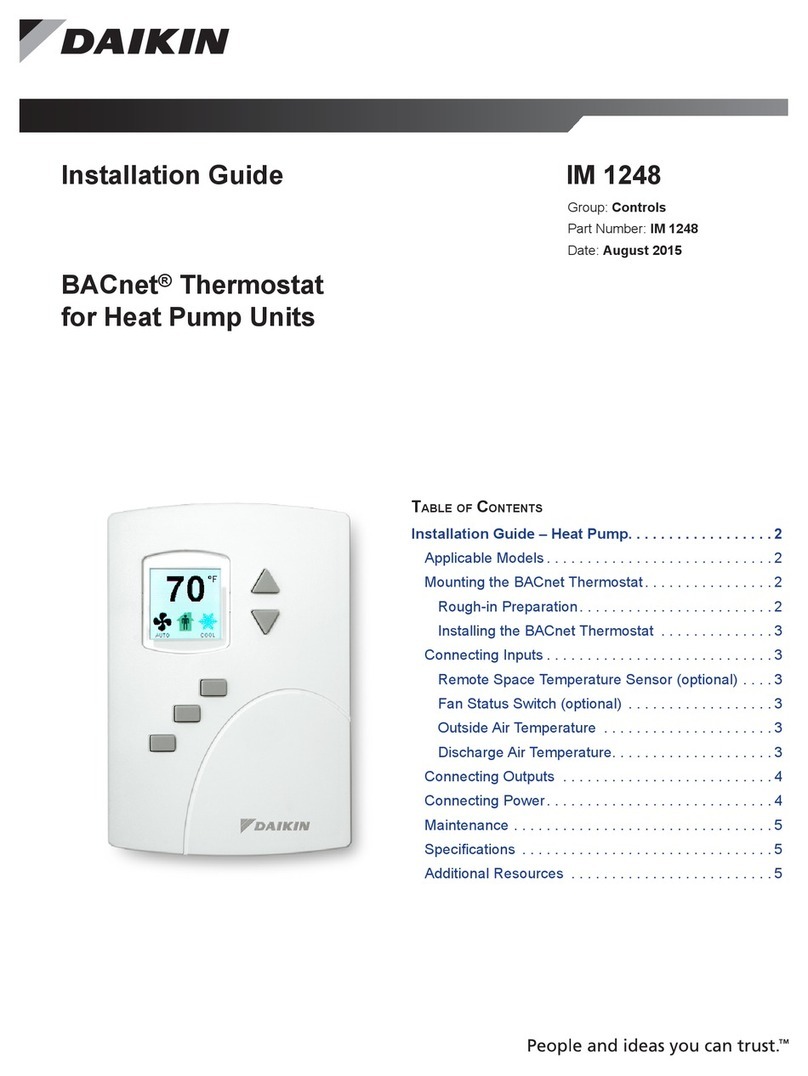 Daikin BACnet IM 1248 installation guide