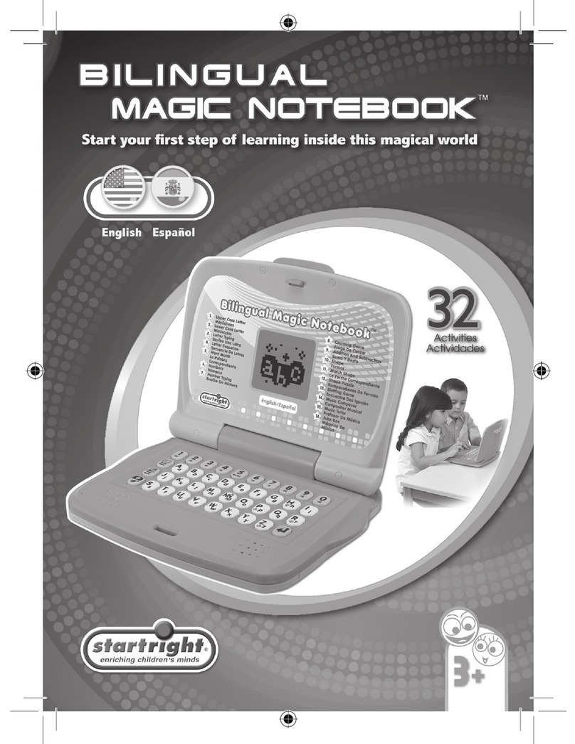 Startright Bilingual Magic Notebook User manual
