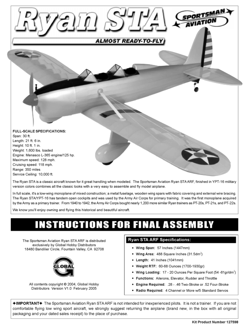 Global Hobby Ryan STA User manual