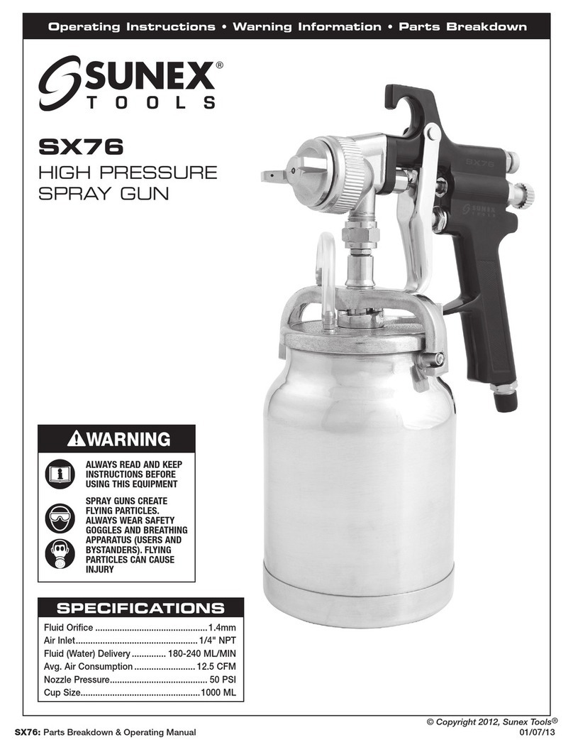 Sunex Tools SX76 User manual