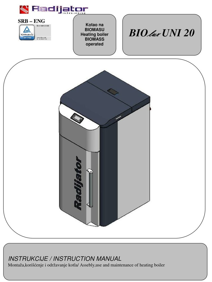 Radijator BIO Lux UNI 20 User manual