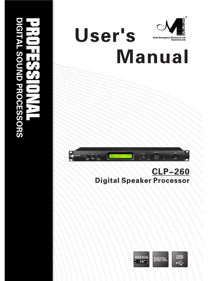 Marani CLP-260 User manual