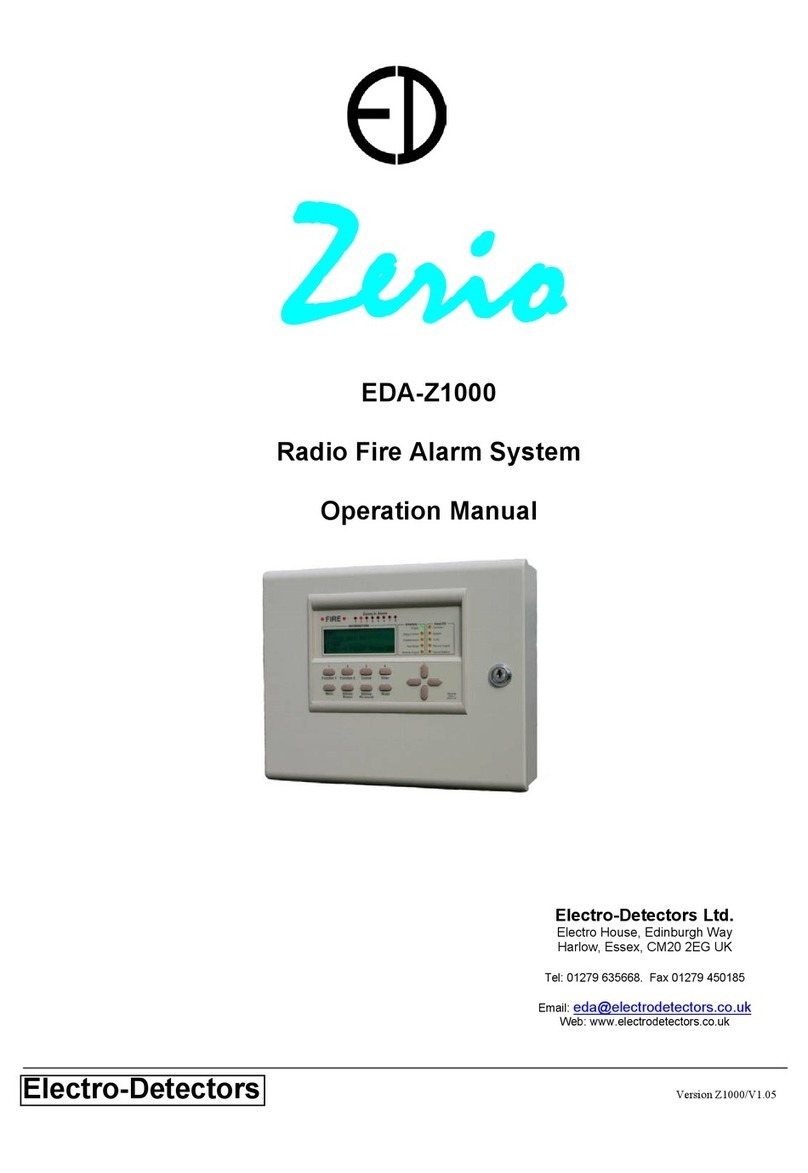 Electro Detectors EDA-Z1000 Operation manual
