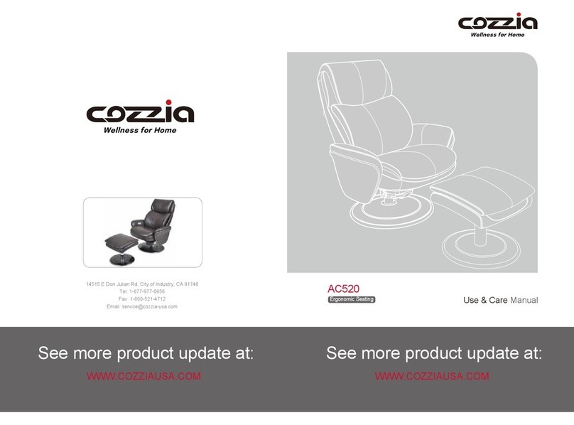 Cozzia AC520 Use & care manual