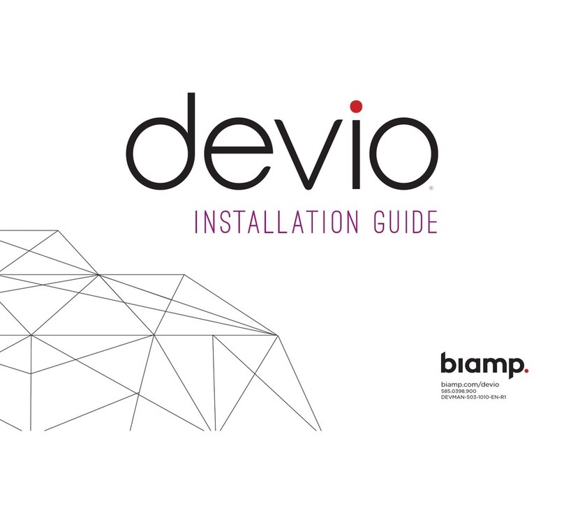 Biamp devio User manual
