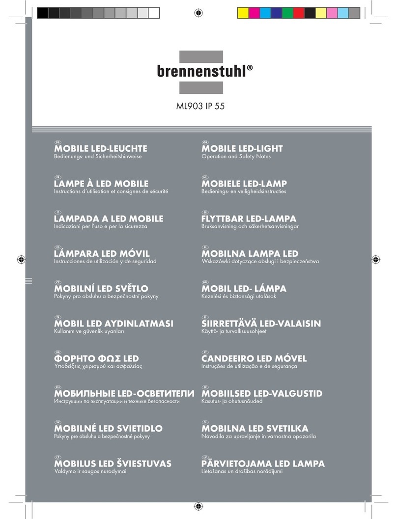 brennenstuhl ML903 IP 55 User manual