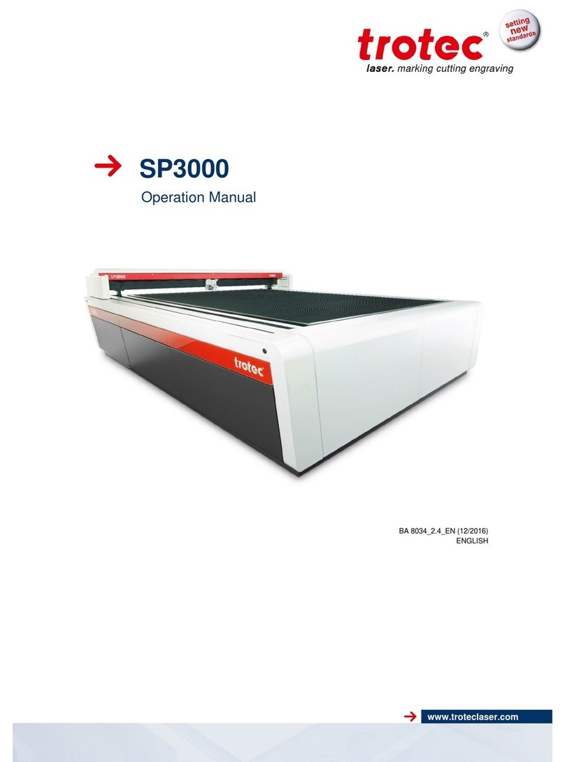 Trotec SP3000 Operation manual
