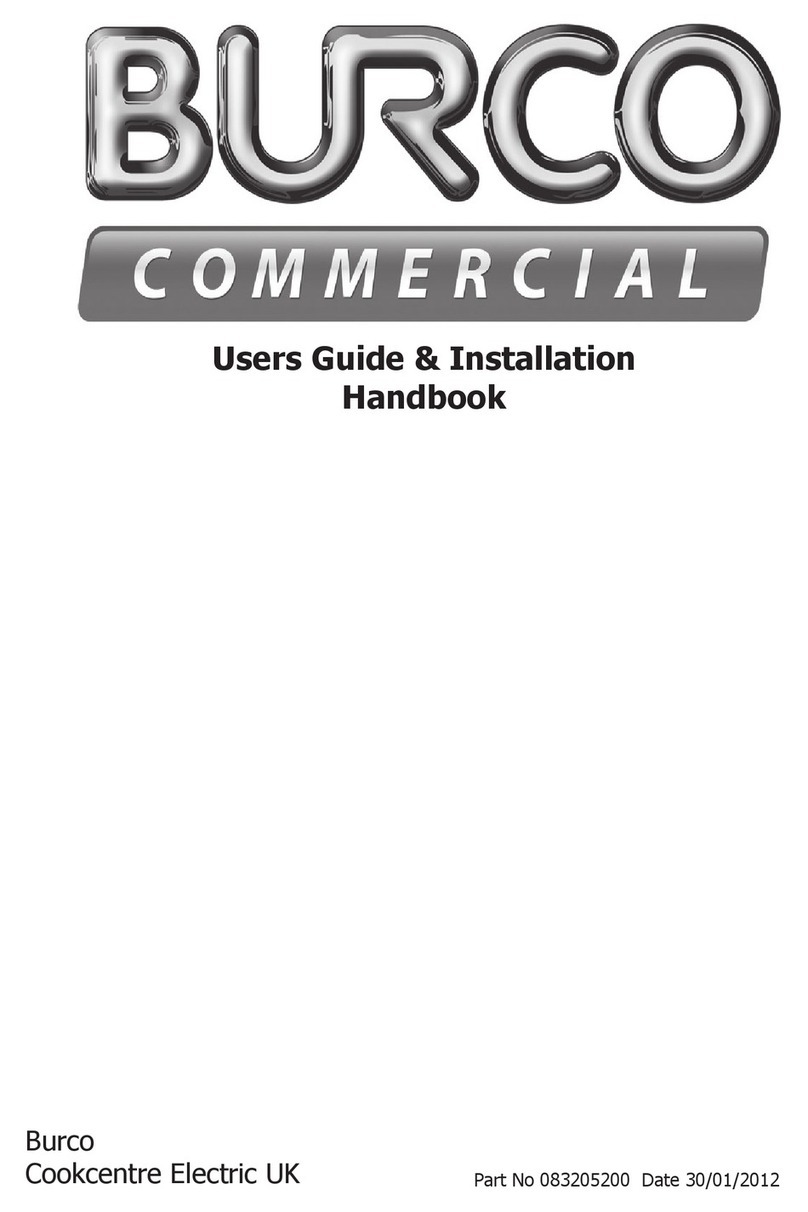 Burco Cookcentre Electric Users guide & installation handbook Burco Cookcentre Electric Users guide & installation handbook