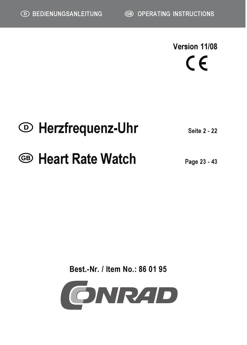 Conrad 86 01 95 operating instructions