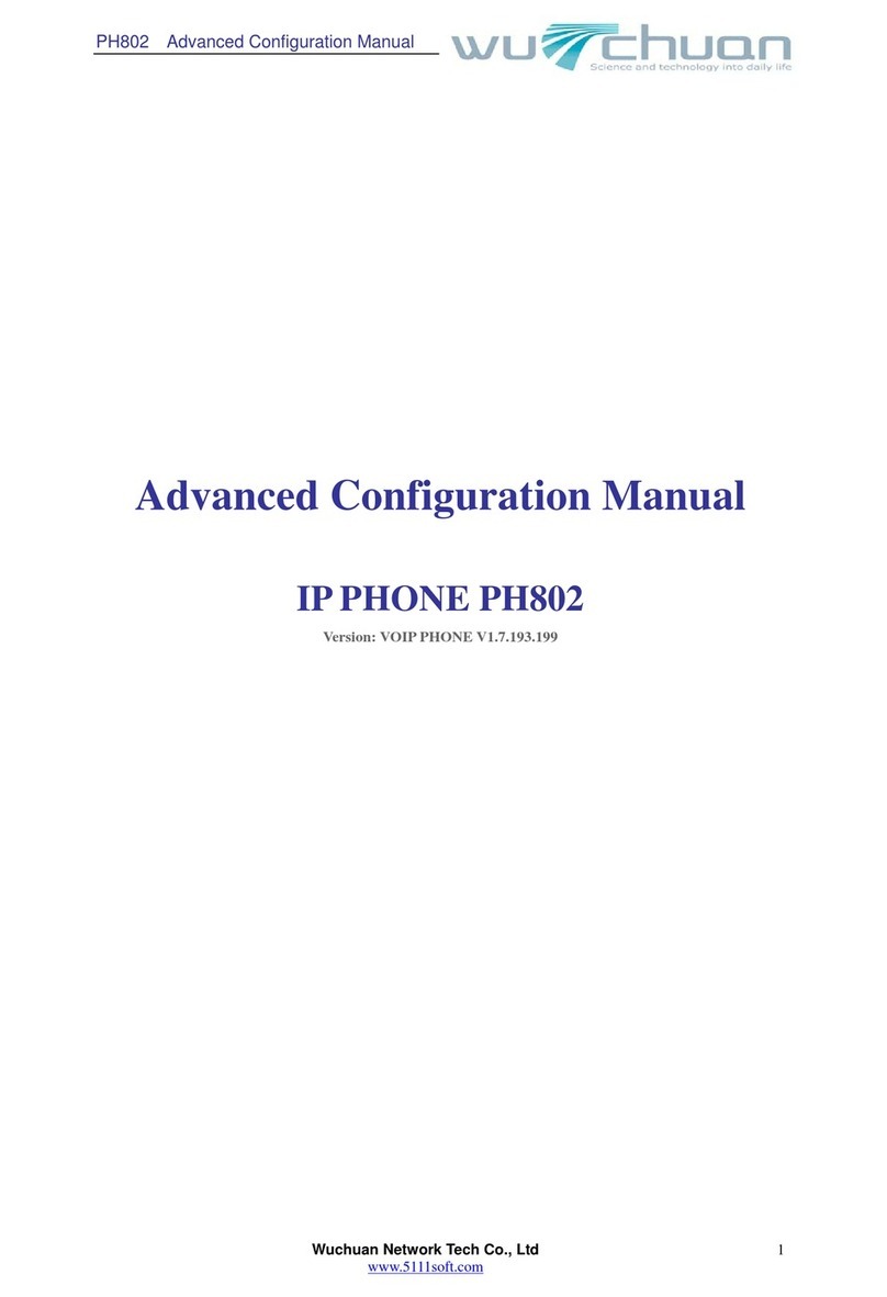 Wuchuan PH802 Advanced configuration manual