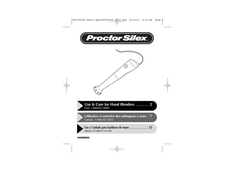 Proctor-Silex 59735Y Owner's manual