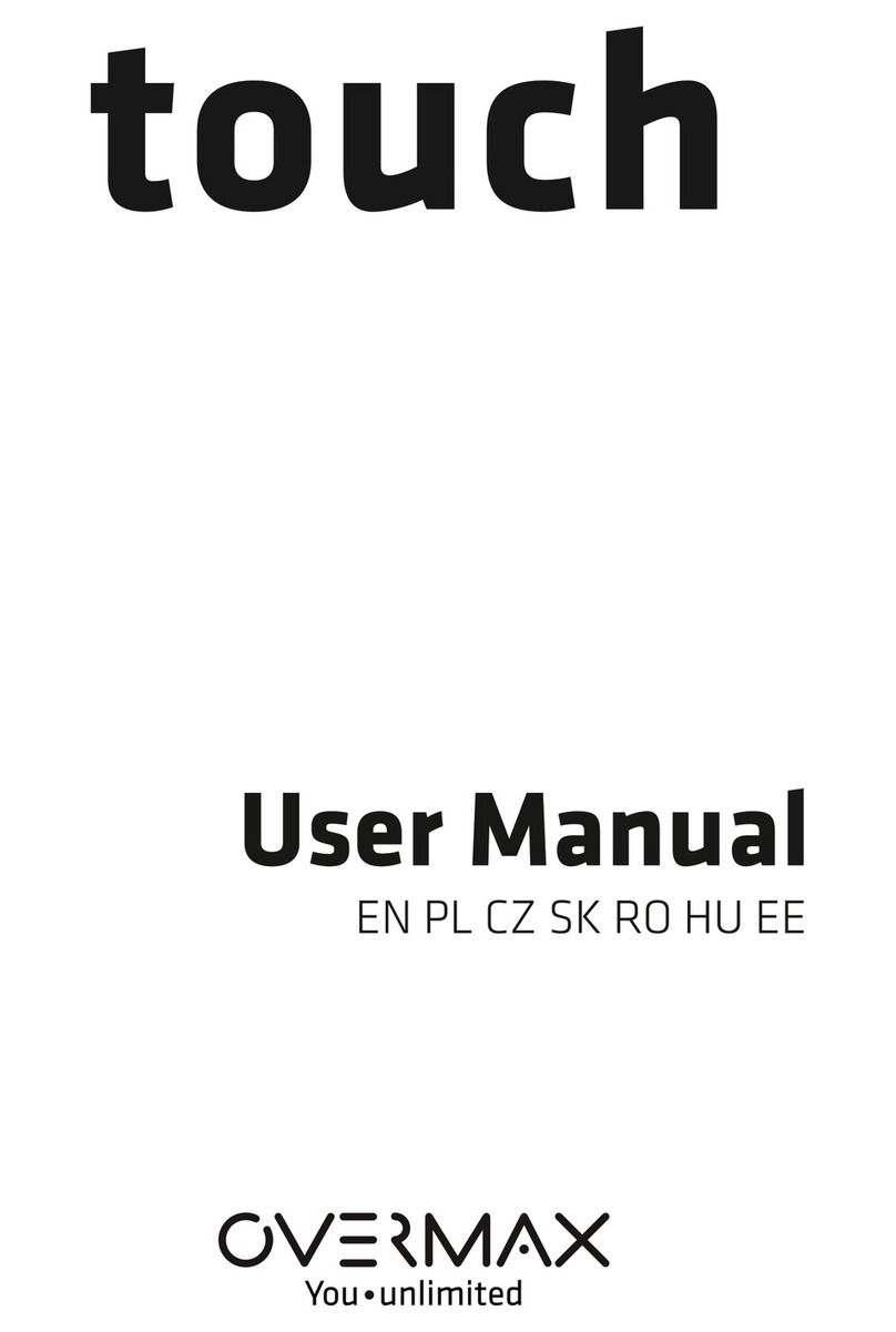 Overmax touch user guide