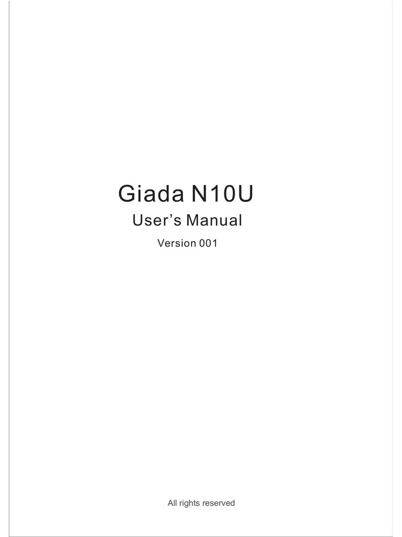 Giada N10U user manual