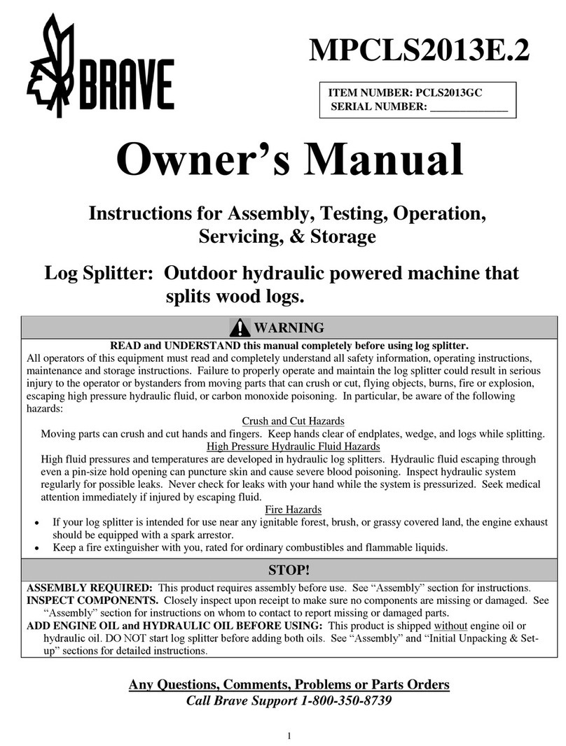 Brave MPCLS2013E.2 owner's manual