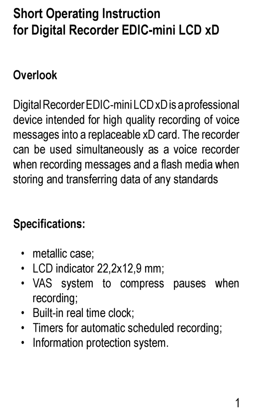 TS-market EDIC-mini LCD xD Short operating instructions
