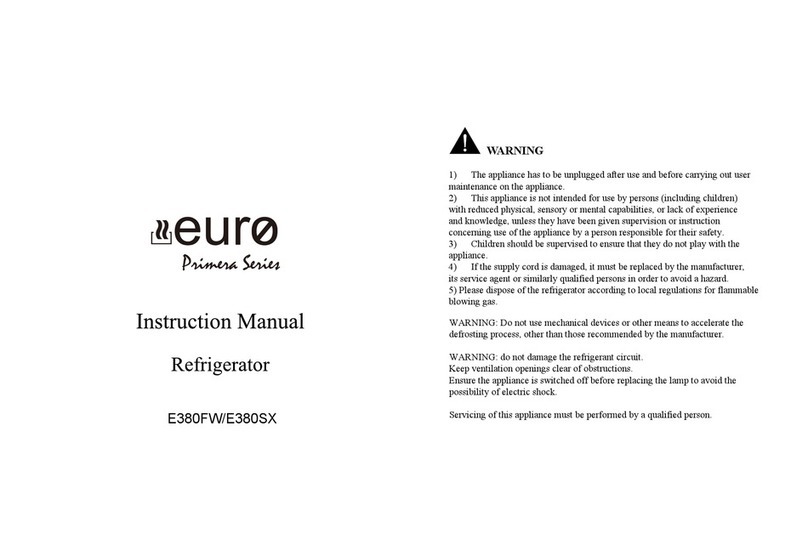 EURO E380SX User manual