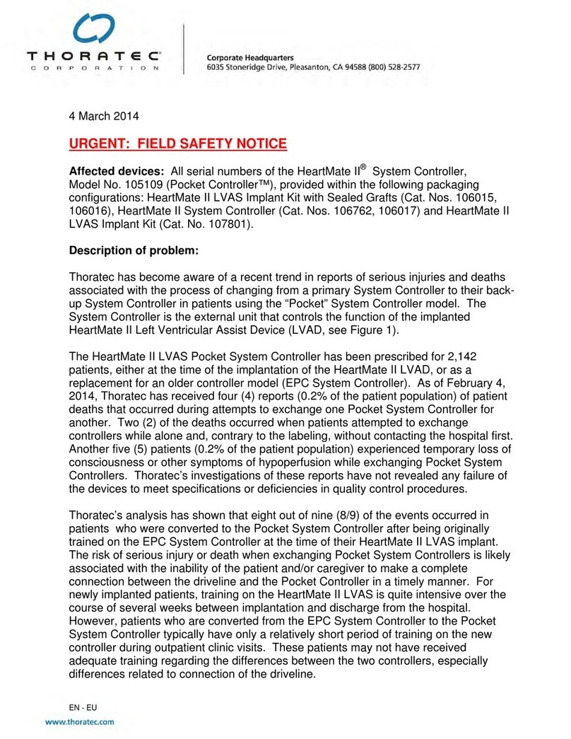 Thoratec HEARTMATE II Instructions for use