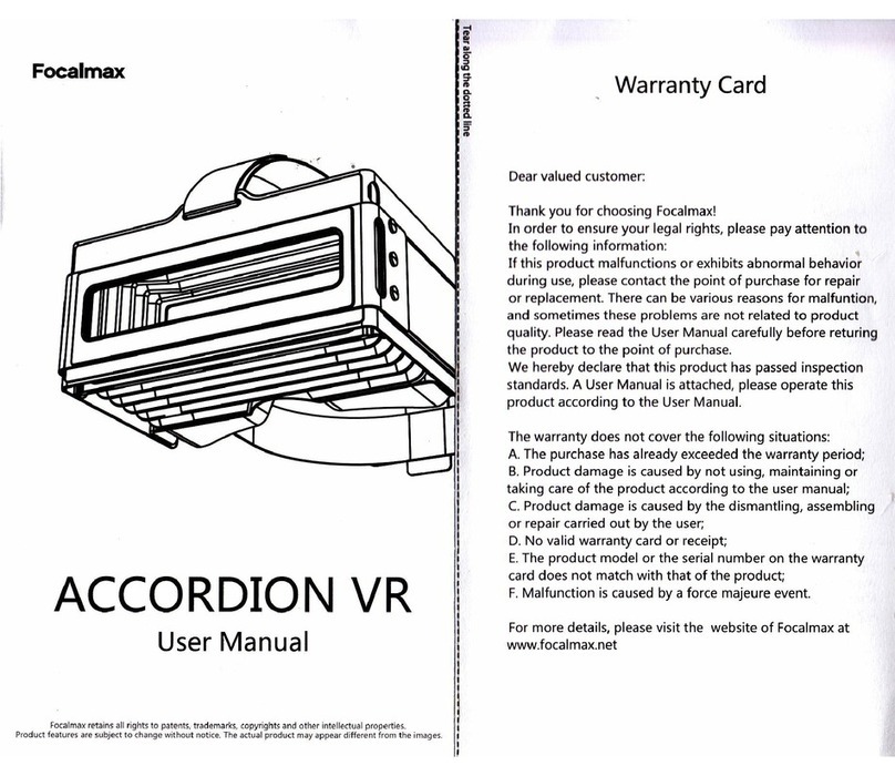 Focalmax ACCORDION VR User manual