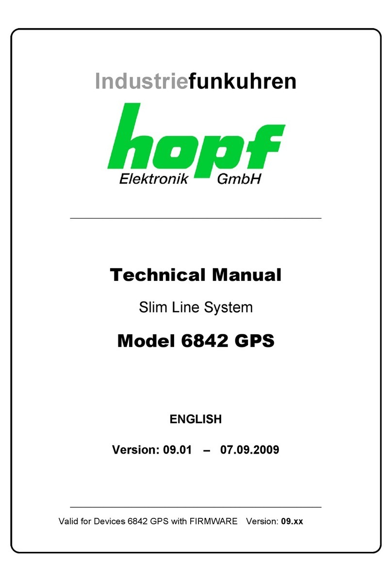 hopf 6842 GPS Technical manual