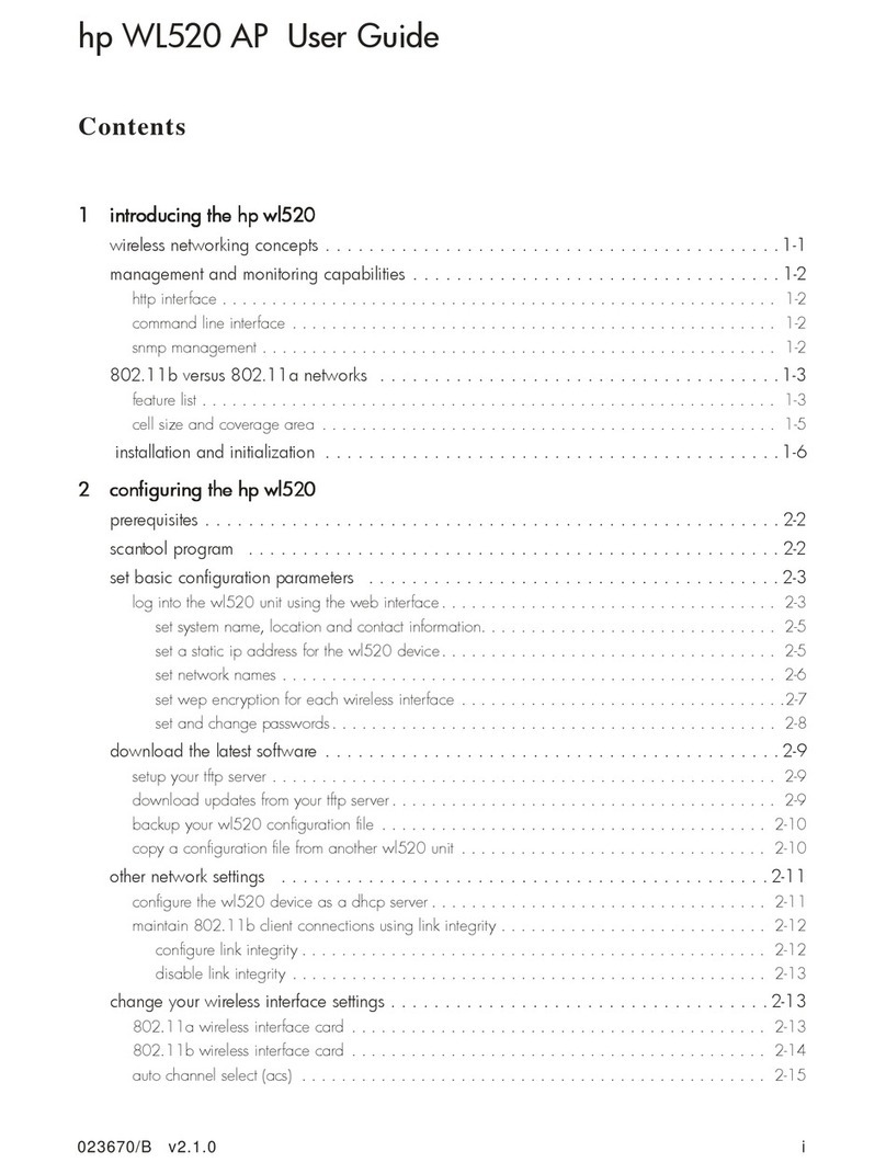 HP WL520 User manual