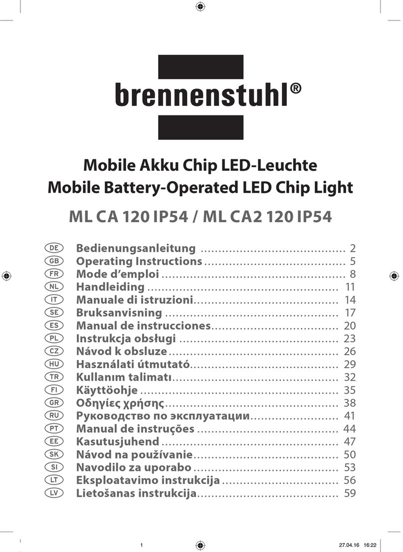 brennenstuhl ML CA2 120 IP54 operating instructions