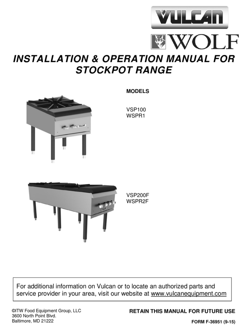 Vulcan-Hart Vulcan VSP100 User manual