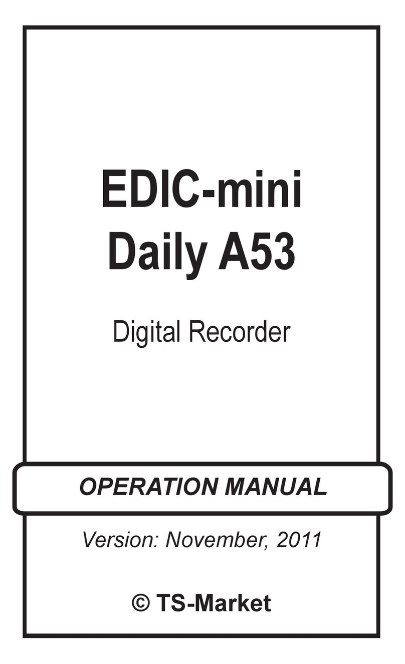 TS-market EDIC-mini Daily A53 User manual