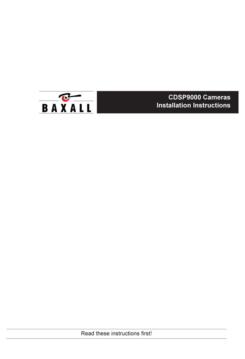 Baxall CDSP9000 SERIES installation instructions