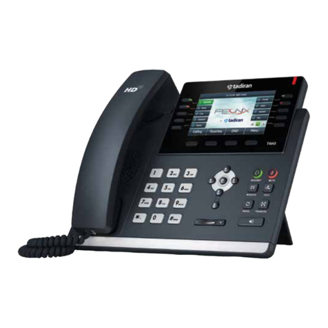 Tadiran Telecom SIP-T46G User manual