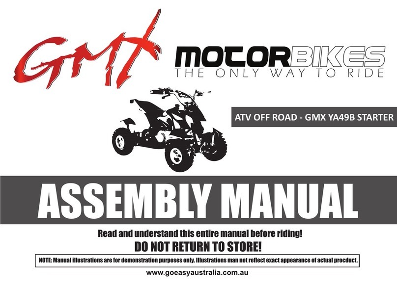 GMX YA49B 2016 Assembly manual
