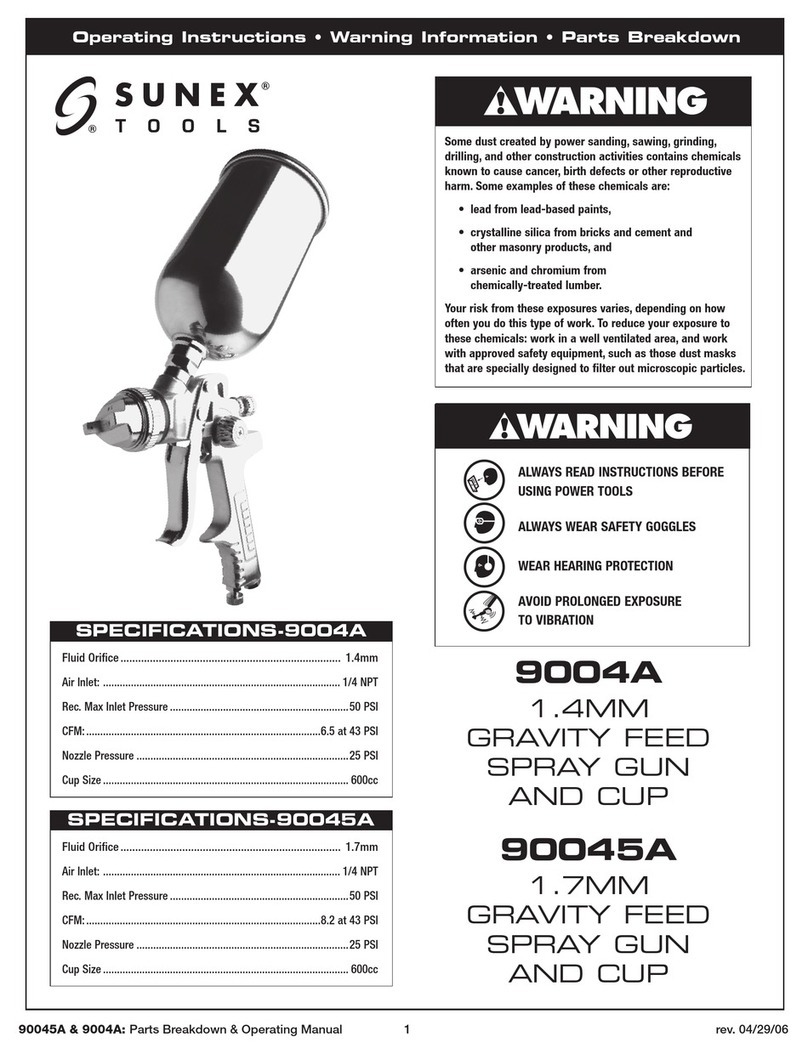 Sunex Tools 9004A operating instructions